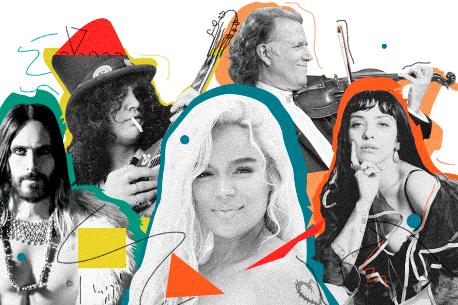 Jared Leto (Thirty seconds to mars), Slash, André Rieu, Karol G y Mon Laferte se presentarán en Colombia en 2024.