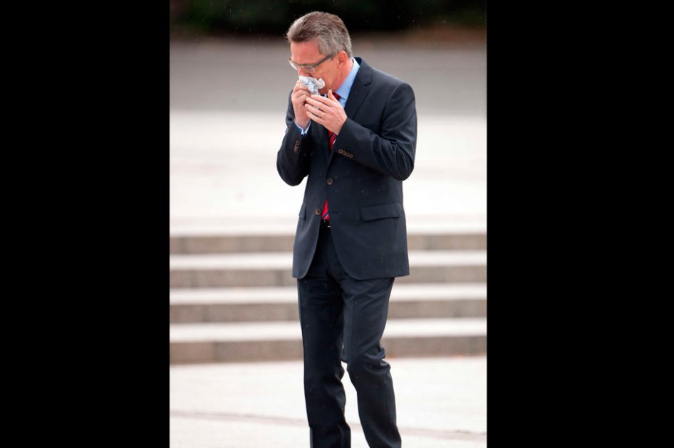 Ministro de Defensa de Alemania, Thomas de Maizière. Foto: AFP