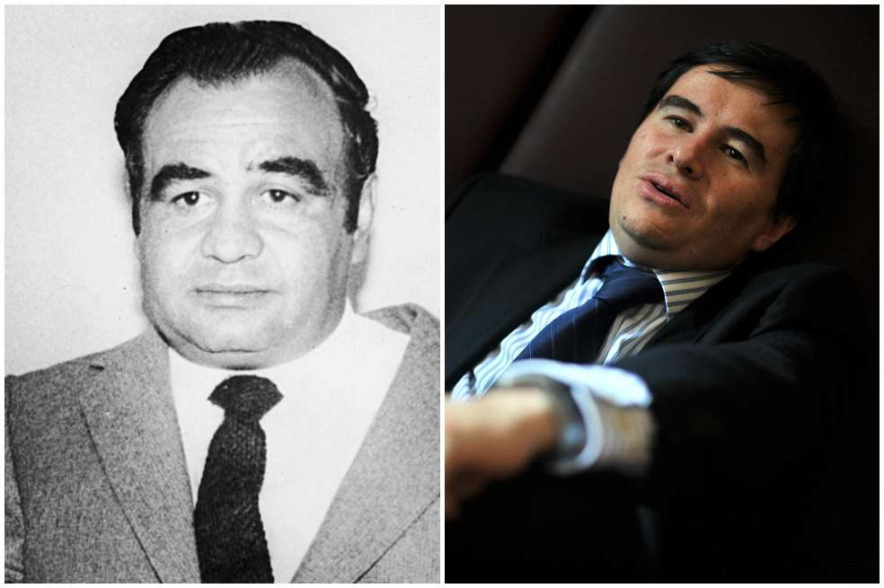 El asesinado líder Jaime Pardo Leal y su hijo Fernando Pardo Flores. / Luis Ángel