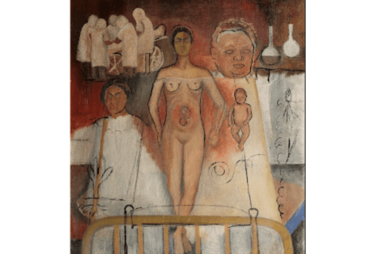 Frida y la cesárea (1931)
“La belleza y la fealdad son un espejismo porque los demás terminan viendo nuestro interior” : Frida Kahlo