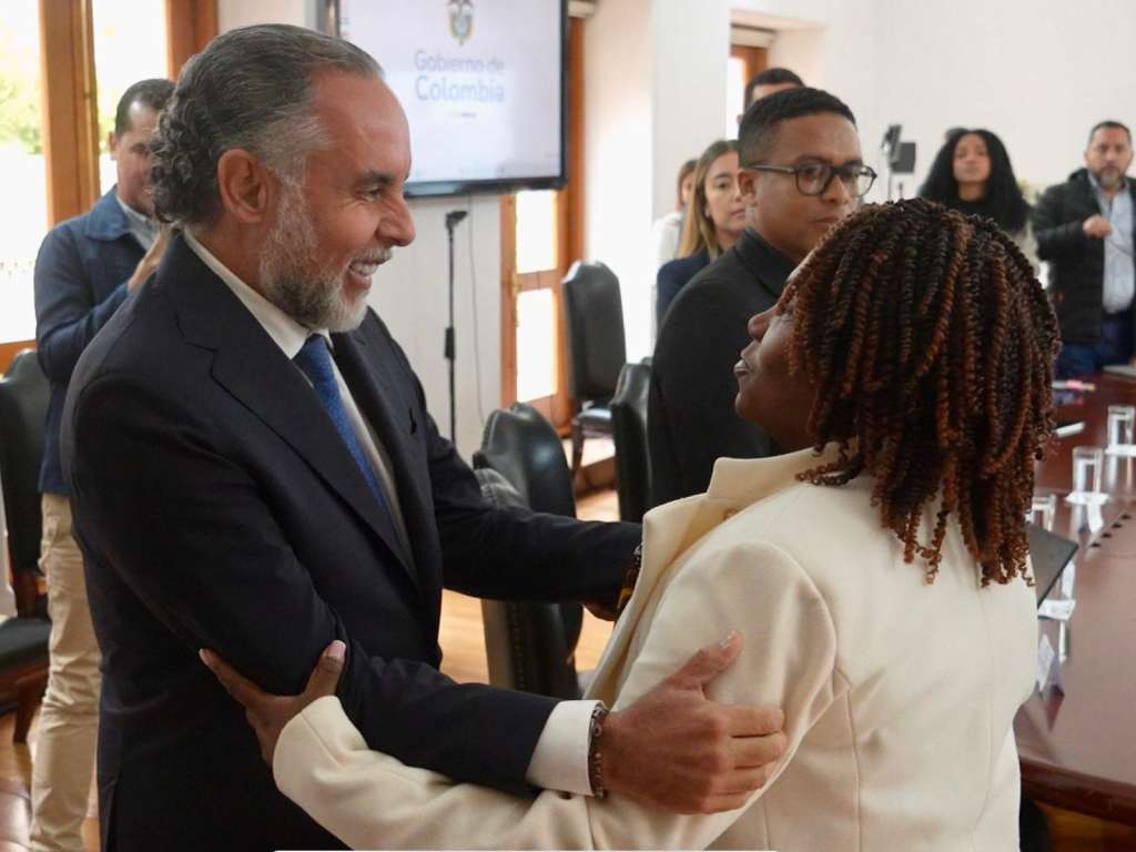 Armando Benedetti y Francia Márquez se reunieron en la Vicepresidencia