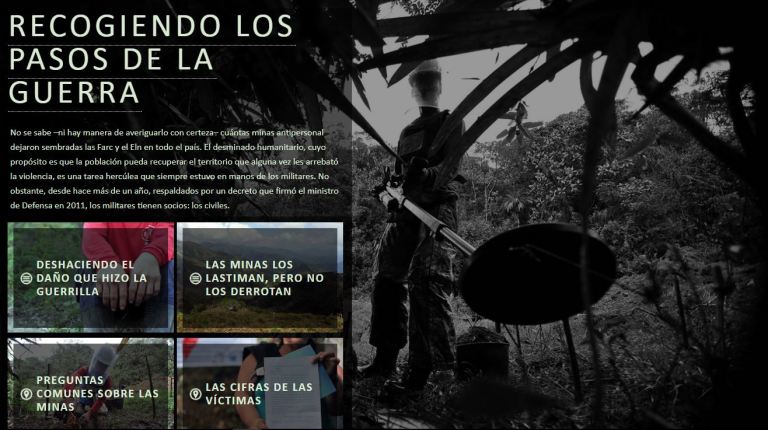 Recogiendo los pasos de la guerra