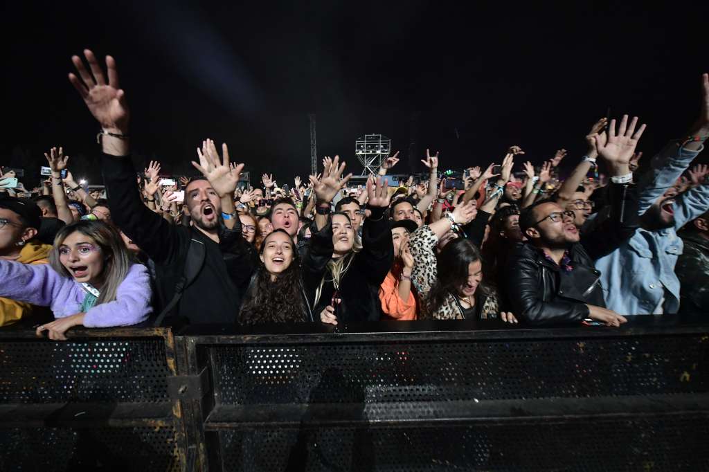 Aspectos del segundo día del Festival Estereo Picnic 2022