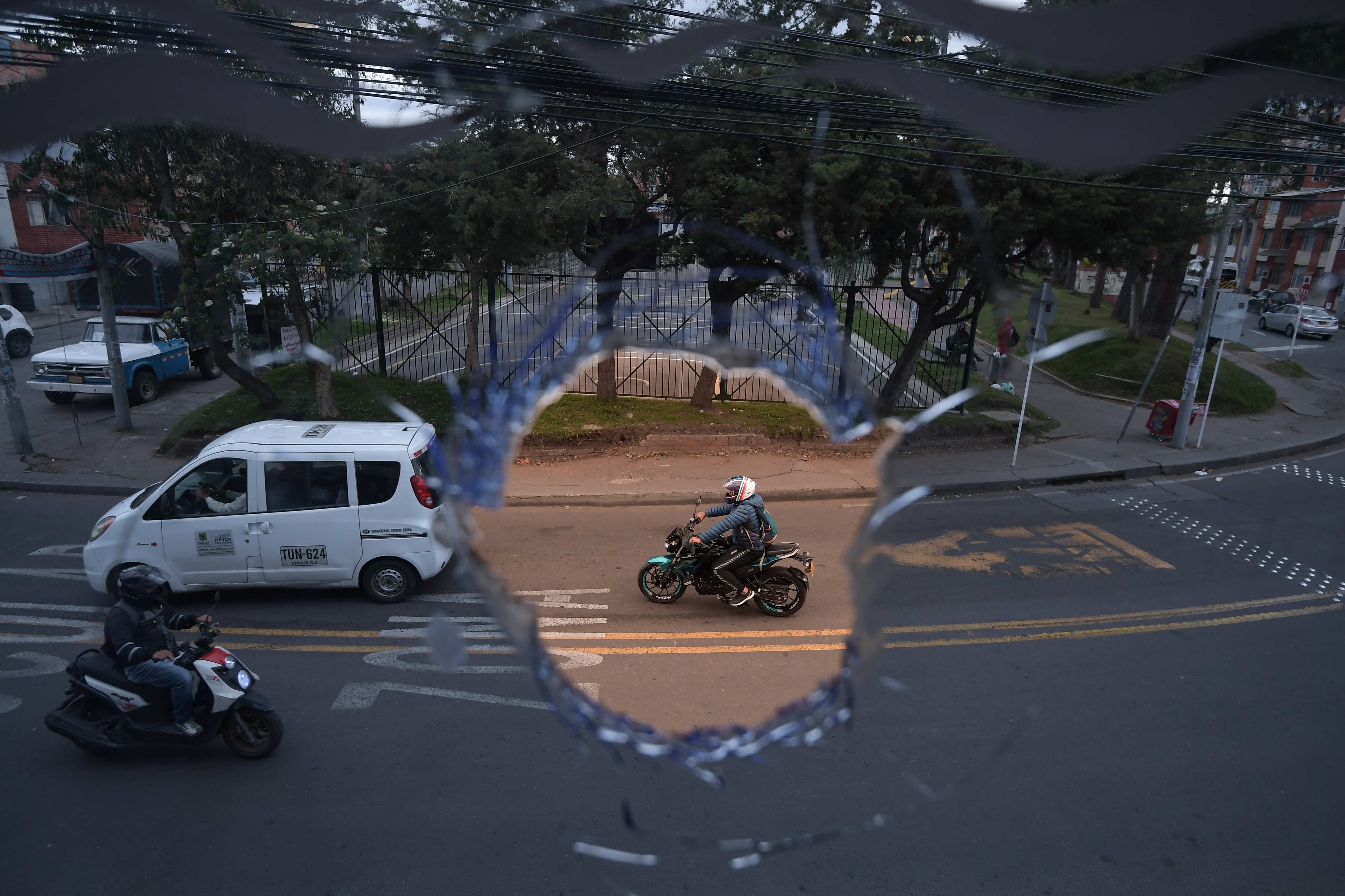 Barrio Verbenal, de la localidad de Usaquén, donde el 9 de Septiembre policías asesinaron varias personas en medio de las protestas contra la brutalidad policial.