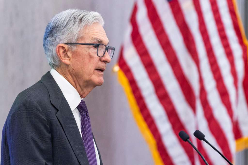 WASHINGTON (United States), 22/07/2025.- Federal Reserve Board Chair Jerome Powell delivers opening remarks during the Integrated Review of the Capital Framework for Large Banks Conference at the Federal Reserve in Washington, DC, USA, 22 July 2025. House Republicans are considering an investigation into Powell’s 2.5 billion USD renovation of the Federal Reserve building. EFE/EPA/SHAWN THEW