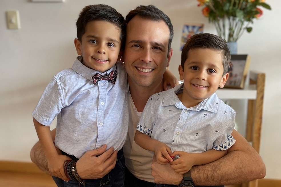 Hijos de José Fernando Patiño.