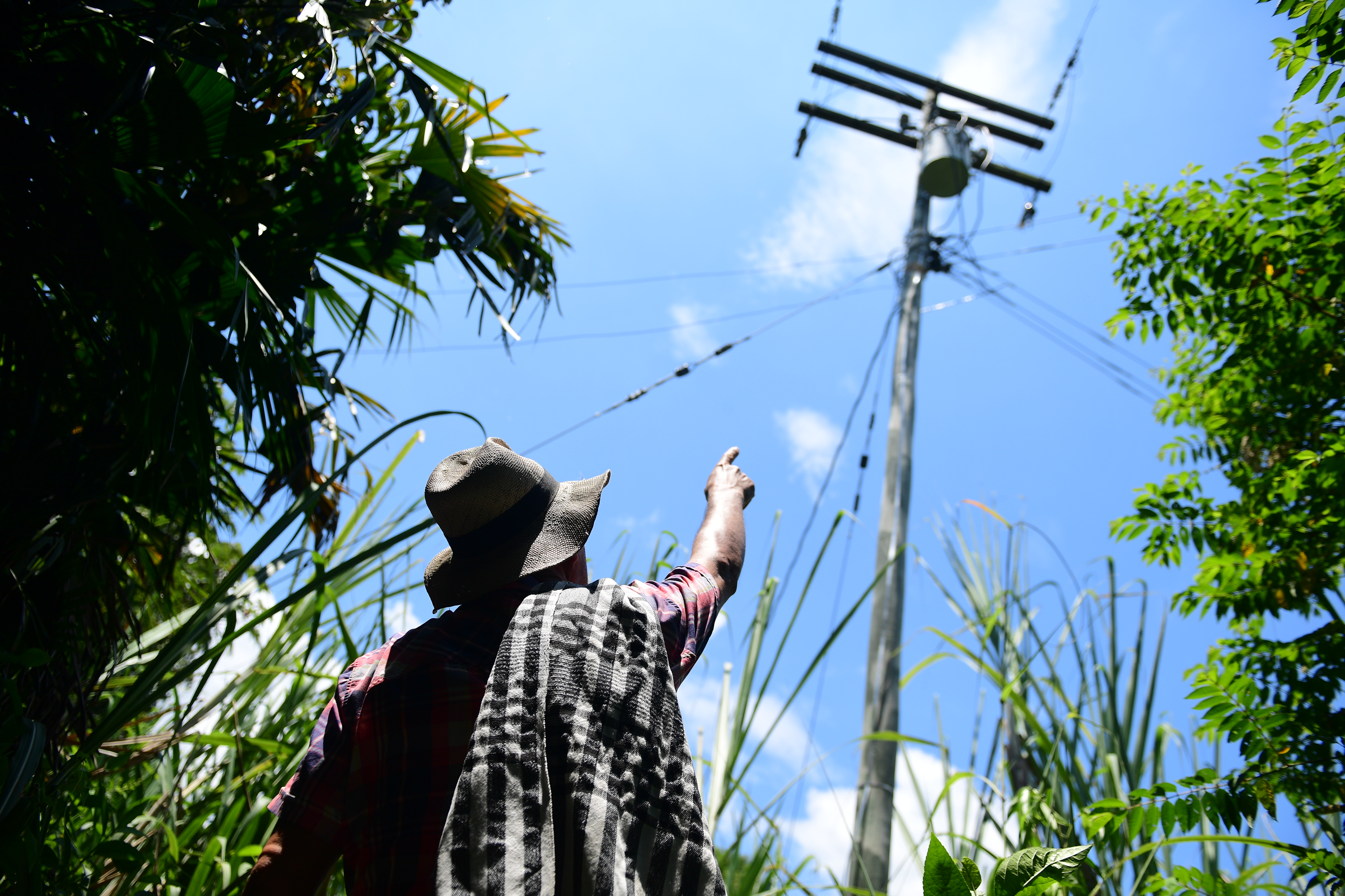 Vereda ubicada en el municipio de La Peña Cundinamarca que sufre constantes cortes de energía