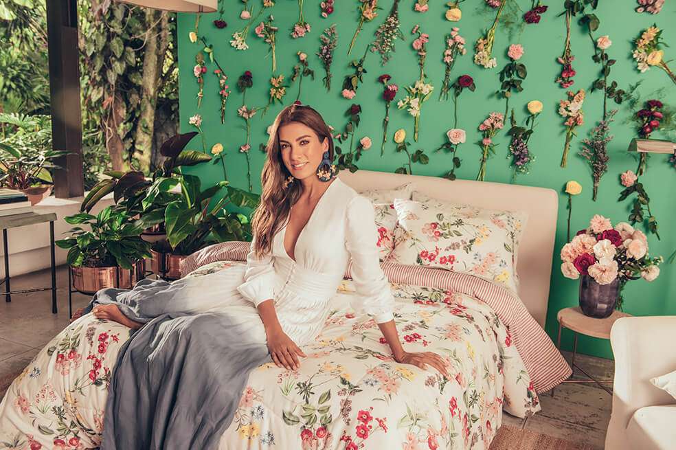 La presentadora es la nueva imagen de Finlandek, la marca para el hogar del grupo Éxito. / Foto: cortesía.