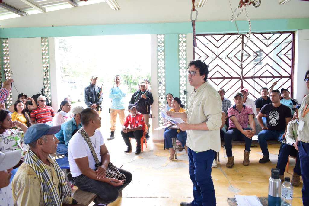 Comunidad del Resguardo Llanos del Yarí Yaguara ll en alianza con el Instituto Humboldt / Foto Julián Gómez Instituto Humboldt