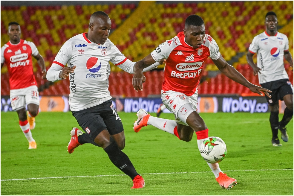Santa Fe y América empataron 1-1 en El Campín, por la séptima fecha de la Liga BetPlay.