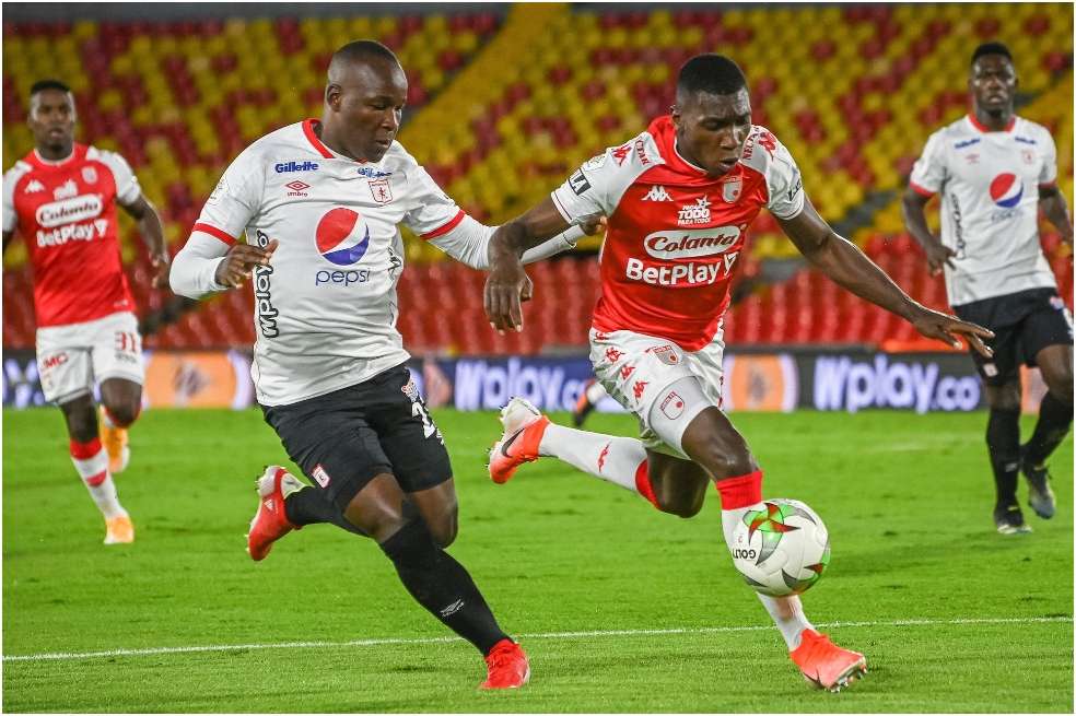Santa Fe y América empataron 1-1 en El Campín, por la séptima fecha de la Liga BetPlay.