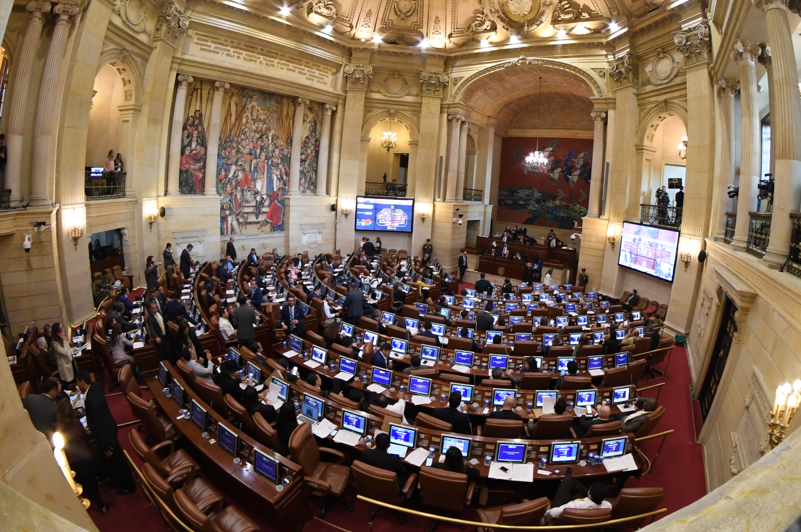 Debate en la Cámara de Representantes, que discute las objeciones que el presidente Iván Duque le hizo a la ley estatutaria de la JEP.
