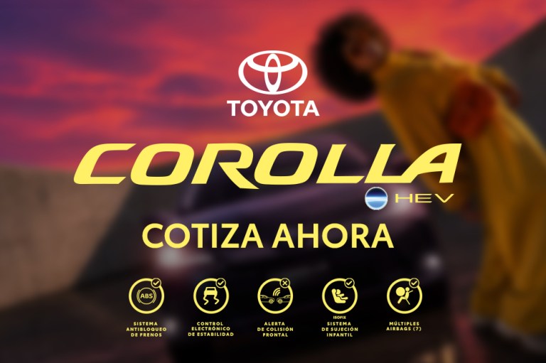 Con Corolla HEV, redefine cada destino, a tu manera. Cotiza ahora.