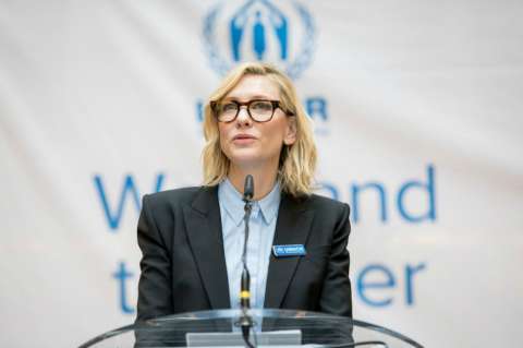 Cate Blanchett se declara “sacudida y enriquecida” en su trabajo con los refugiados