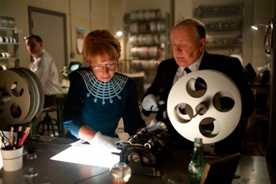 Helen Mirren y Anthony Hopkins en "Hitchcock".
