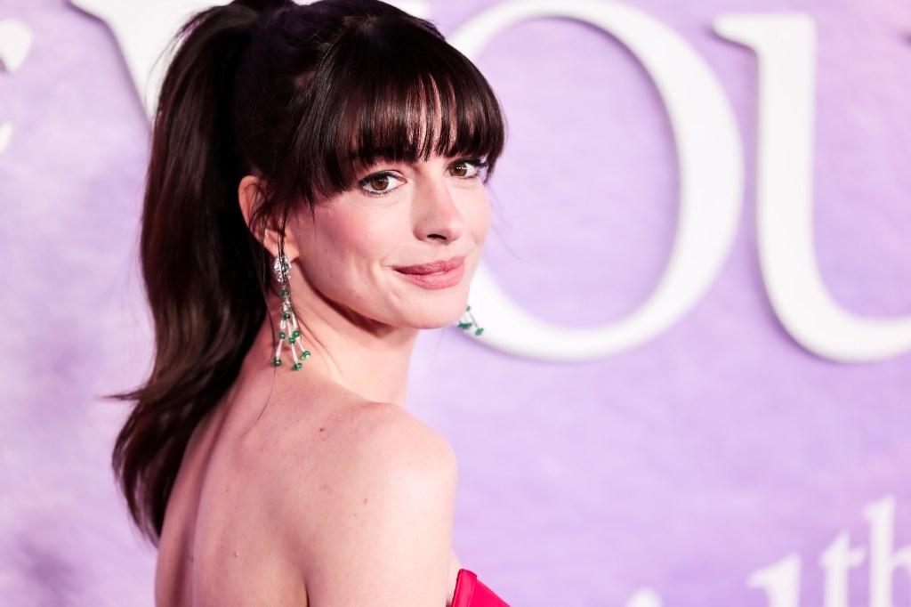 NEW YORK, NEW YORK - APRIL 29: Anne Hathaway attends the Prime Video's "The Idea Of You" New York premiere at Jazz at Lincoln Center on April 29, 2024 in New York City. (Photo by Cindy Ord/Getty Images)