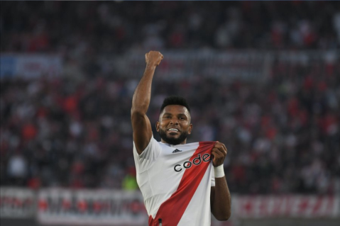 Video: Miguel Ángel Borja anotó en la victoria de River Plate sobre Central