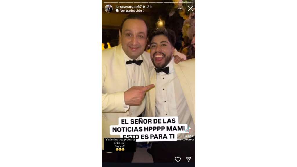 Jorge A. Vargas cumplió sueño de invitado a boda de Gaby Tafur: “Esto es irreal”