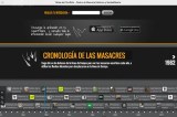 Un mapa sobre el conflicto armado colombiano