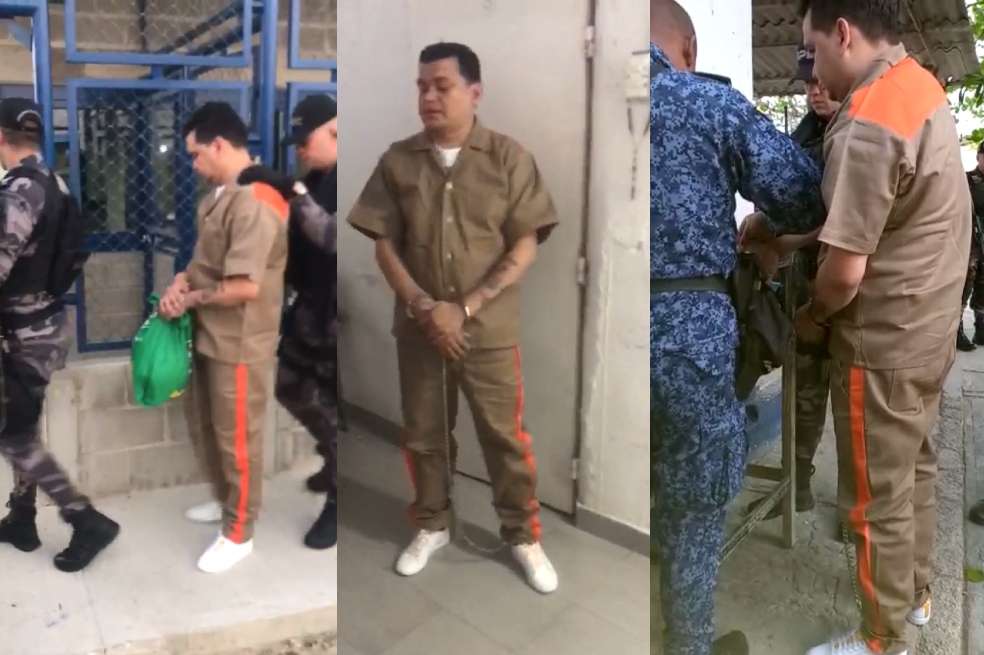 Digno Palomino siendo trasladado a Cómbita.