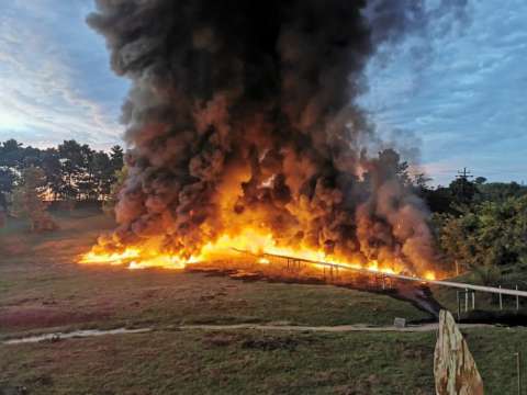 Atentado contra oleoducto Cira Infantas refinería de Barrancabermeja