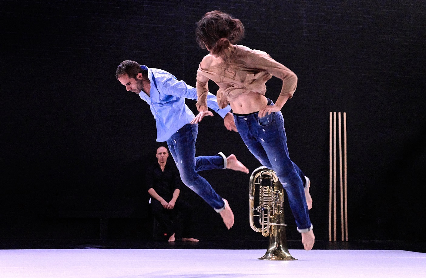 "La Desnudez", obra que se presentó esta semana en el Teatro Jorge Eliécer Gaitán, surgió con el “mito de la pareja", según afirma el bailarín y coreógrafo Daniel Abreu.