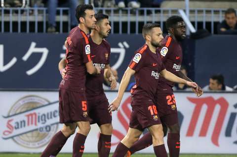 Barcelona venció al Málaga sin Lionel Messi