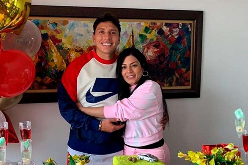 Marbelle y su novio Sebastián Salazar.