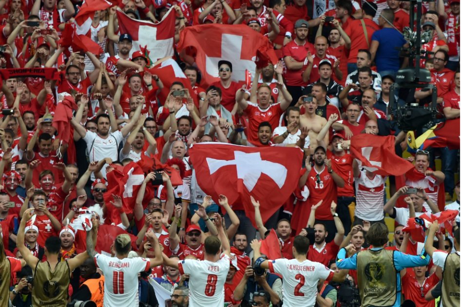 Suiza comparte el liderato del Grupo A con Francia que el viernes derrotó a Rumania. / AFP