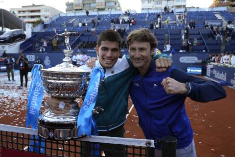 Carlos Alcaraz, campeón en Barcelona
