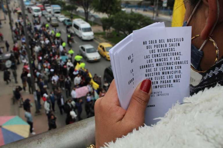Bajo esos argumentos, los afectados volvieron a protestar en la Autopista Sur y en la estación San Mateo. Esta vez para llamar la atención del Gobierno nacional.