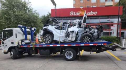 Grave accidente de tránsito en el norte de Bogotá deja una persona fallecida