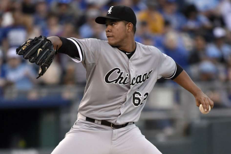 José Quintana en su primera victoria de la temporada 2015 con los Medias Blancas de Chicago. Foto: AFP