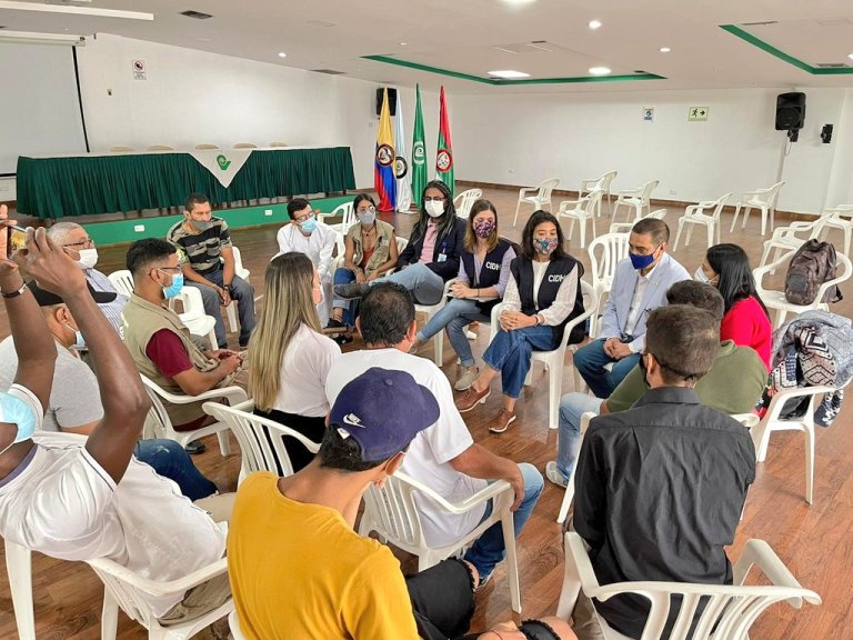 La CIDH analizará toda la información recibida durante su visita y la próxima semana emitirá un comunicado con algunas observaciones y recomendaciones dirigidas al Estado colombiano.