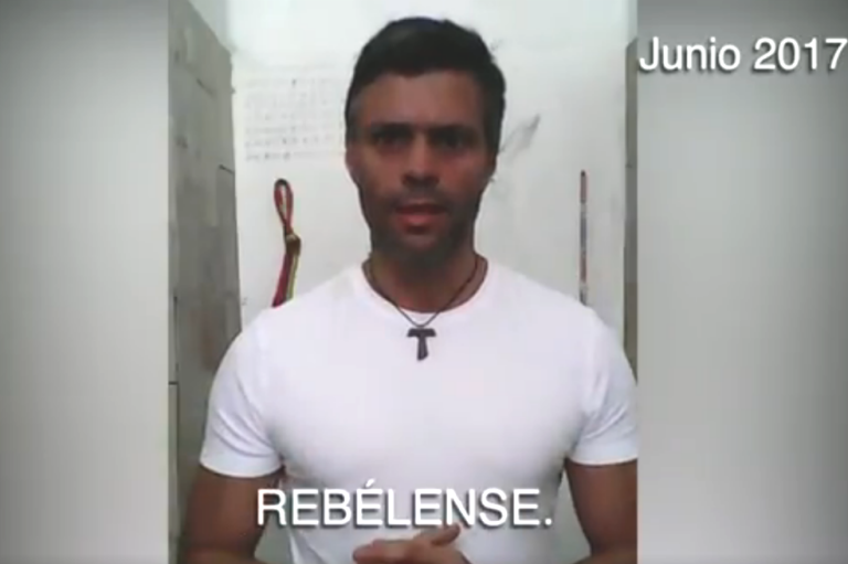 Leopoldo López llama a militares venezolanos a «rebelarse»