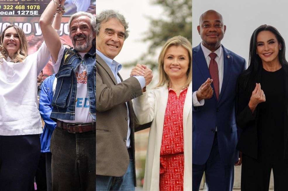 Paloma Valencia presentó a Juan Daniel Oviedo, Sergio Fajardo a Edna Bonilla y Luis Gilberto Murillo a Luz María Zapata.