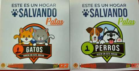 El sticker que puede salvar la vida de su mascota en caso de una emergencia en casa