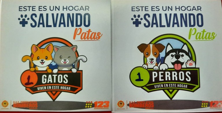 El sticker que puede salvar la vida de su mascota en caso de una emergencia en casa