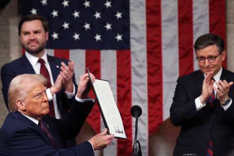 Cinco temas de los que habló Trump en su discurso y que dejaron muchas dudas
