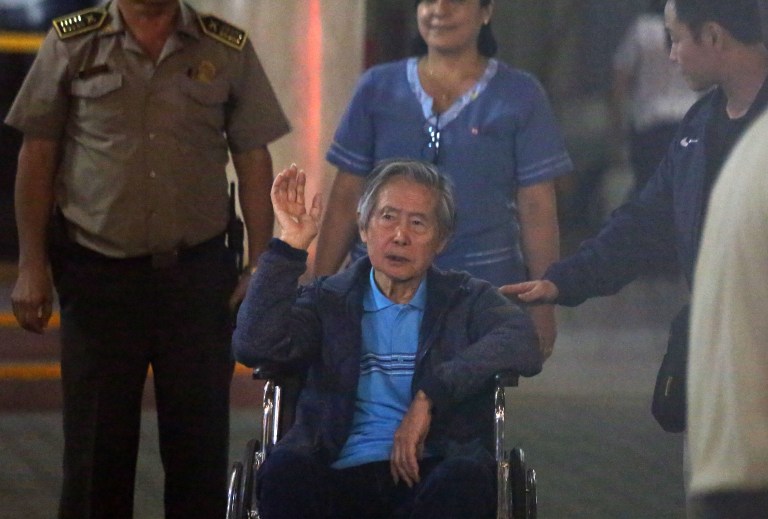 Perú promulga ley que beneficiará a Alberto Fujimori y a 600 militares procesados