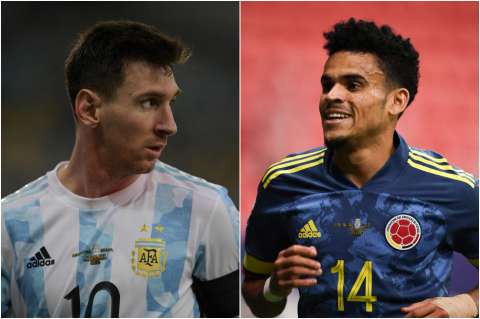 Lionel Messi y Luis Díaz, goleadores de la Copa América 2021