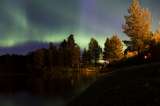 Las luces se hicieron cielo en Suecia por una aurora boreal