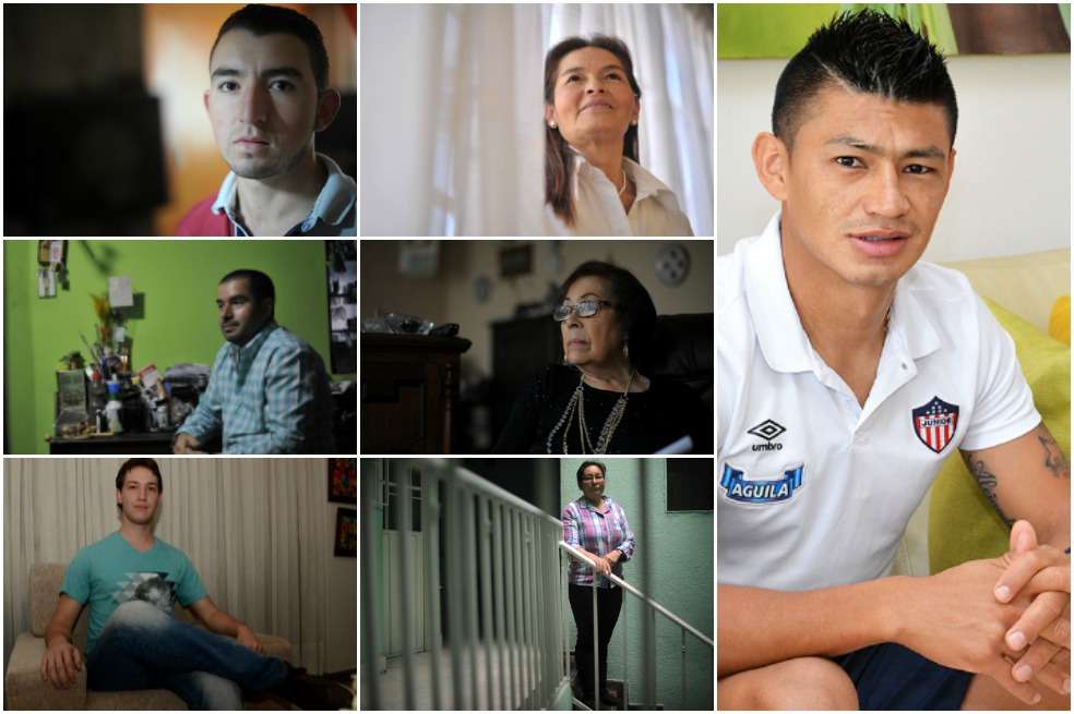Algunos de los 3.200 pacientes de leucemia mieloide crónica que dependen del imatinib hablaron con El Espectador. / Fotos: Cristian Garavito - Andrés Torres - Gustavo Torrijos - El Espectador. -Nathaly Suárez