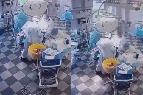 Cirujanos siguieron operando a paciente en pleno terremoto en Rusia de 8,8