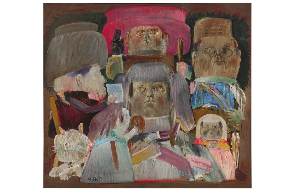 "Camera degli Sposi (Homenaje a Mantegna) II", 1961. Óleo sobre tela. / Cortesía