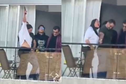 Mujer que disparó al aire desde un balcón de un conjunto podría enfrentar cárcel