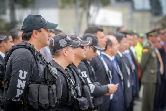 Desde que llegó al cargo, Rodríguez ha tenido dos paros de sindicatos de escoltas (imagen de referencia).