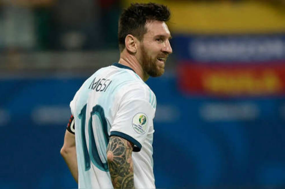 Lionel Messi, del Barcelona, capitán de la selección argentina. / AFP