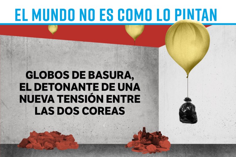 Globos de basura, el detonante de una nueva tensión entre las dos Coreas