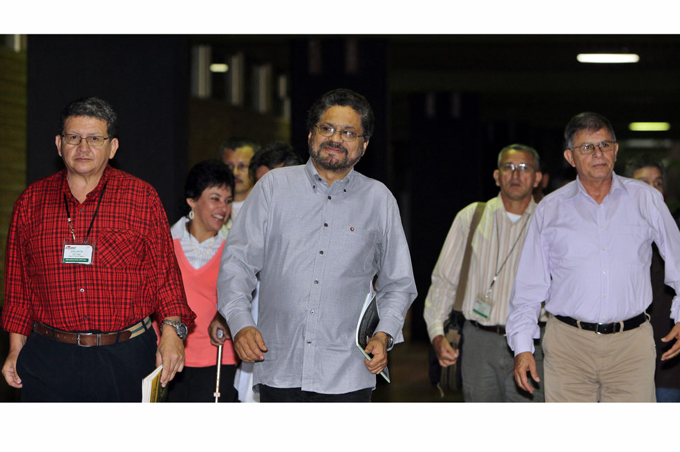 La delegación de paz de las Farc en La Habana (Cuba). / EFE